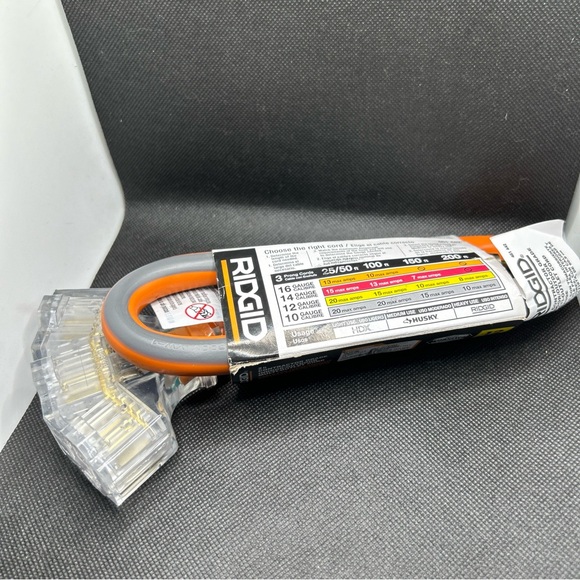 2 Ft. Ridgid InDoor/outdoor Multi Outlet Cord - Picture 2 of 2
